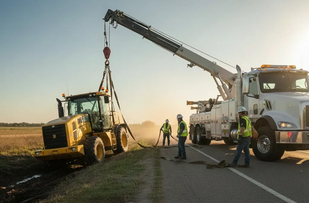 How Heavy-Duty Towing Experts Handle Oversized Vehicle Recoveries Safely