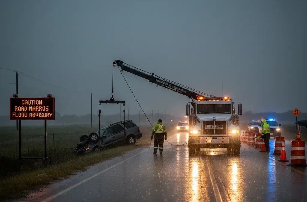 How Emergency Towing in Brownwood, TX Handles High-Risk Road Conditions
